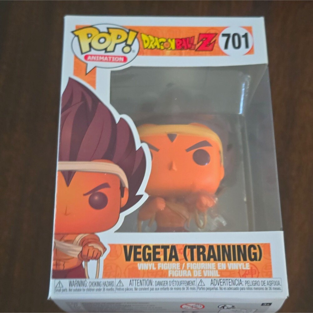Funko Pop! Animation Dragon Ball Z Vegeta (Training) #701 Vinyl Figure